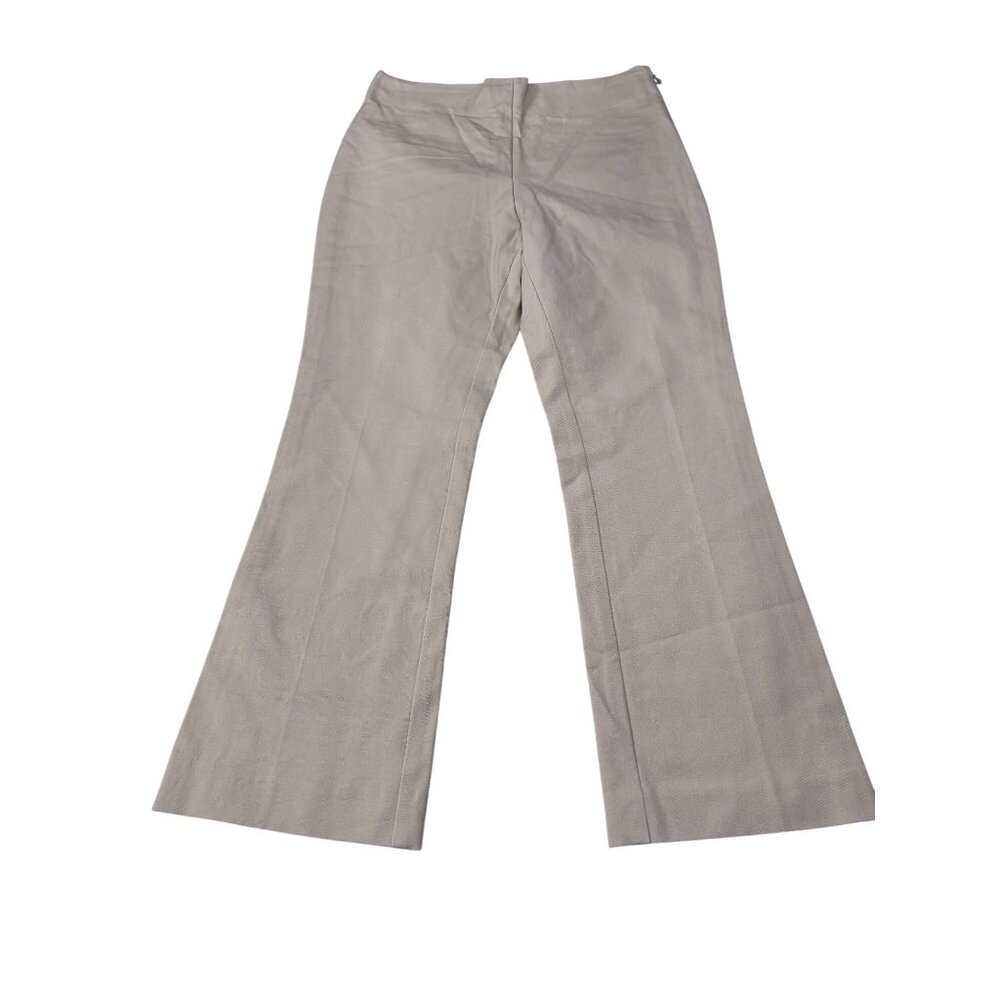 A New Day Womens Khaki Flare Leg Trousers Size 4
